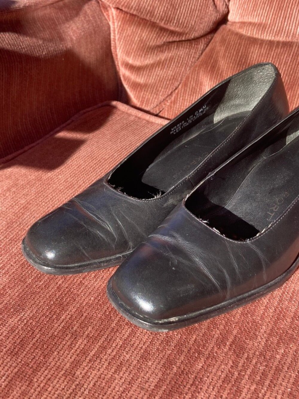 Cute little black block heeled ballet Rockport - Picture 3 of 8